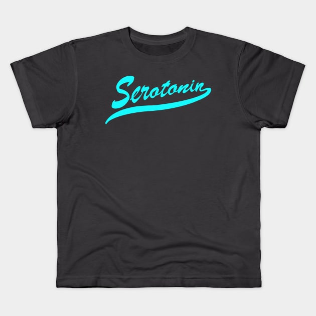 Serotonin Kids T-Shirt by JGC